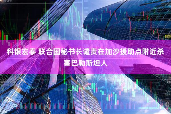 科银宏泰 联合国秘书长谴责在加沙援助点附近杀害巴勒斯坦人