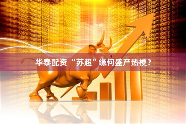华泰配资 “苏超”缘何盛产热梗？