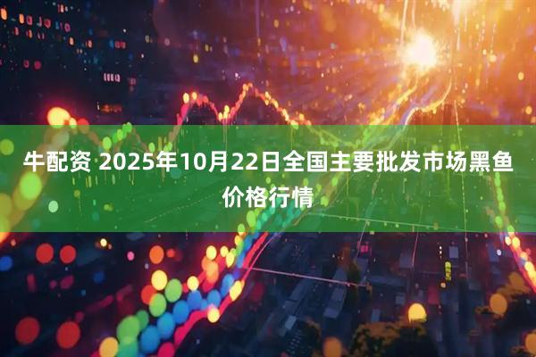 牛配资 2025年10月22日全国主要批发市场黑鱼价格行情