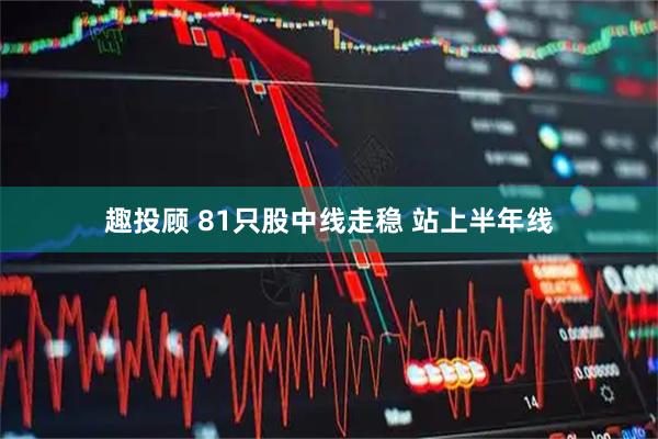 趣投顾 81只股中线走稳 站上半年线