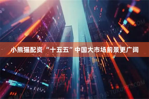 小熊猫配资 “十五五”中国大市场前景更广阔