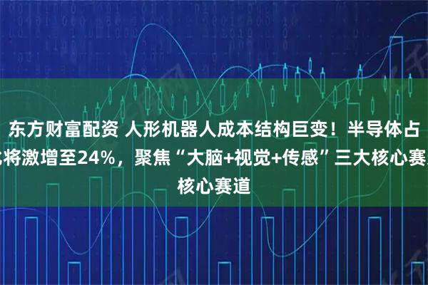 东方财富配资 人形机器人成本结构巨变！半导体占比将激增至24%，聚焦“大脑+视觉+传感”三大核心赛道