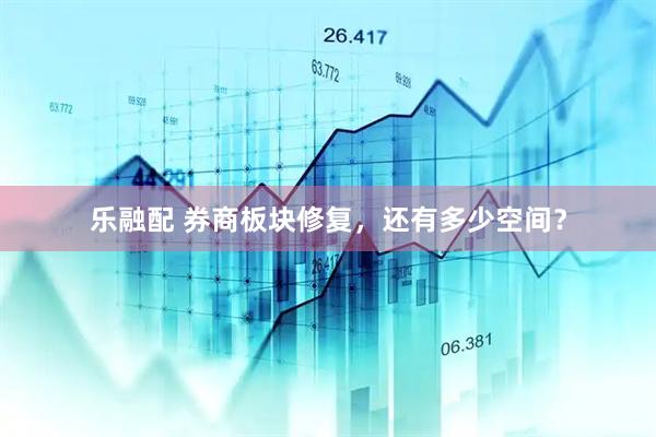 乐融配 券商板块修复，还有多少空间？